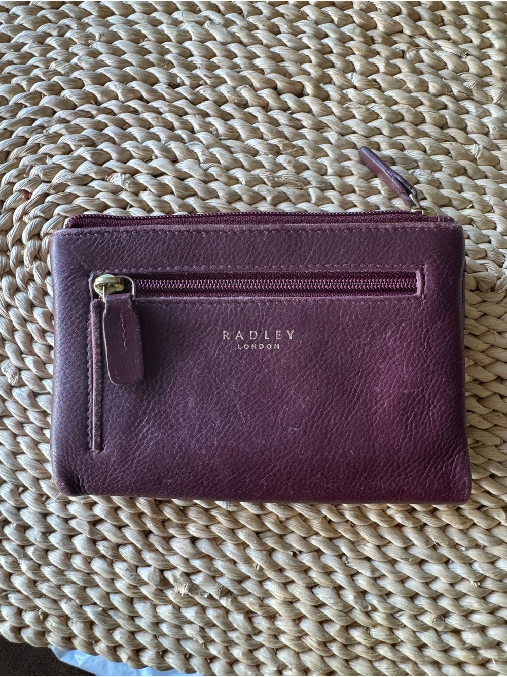Radley London Burgundy Leather Zip-Around Wallet - Picture 2 of 7